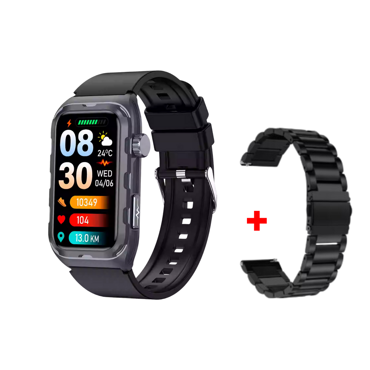 WaveTracker® Fitness - Smart Bracelet ECG Health Monitoring Blood Pressure Glucose Heart Rate Wristwatch