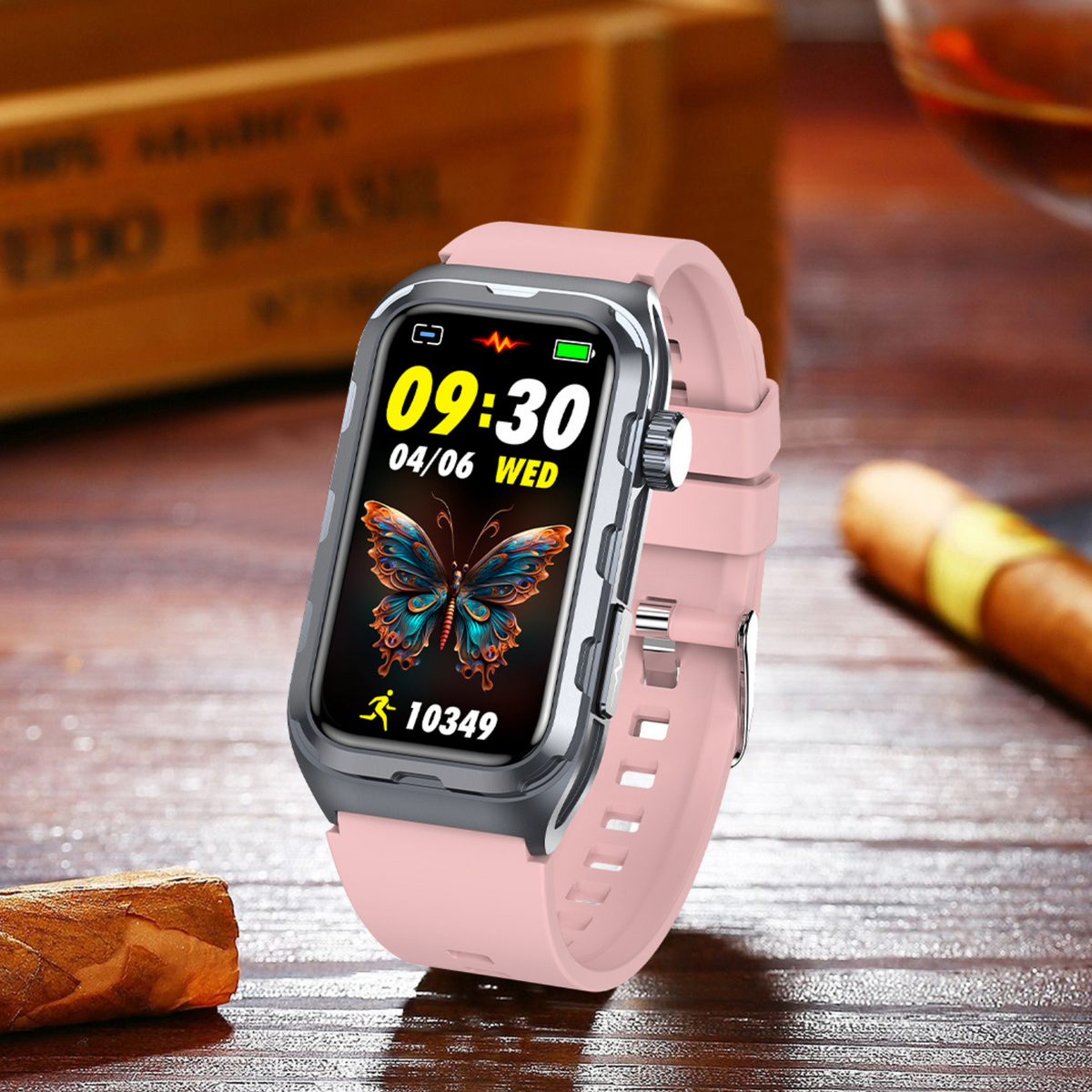 WaveTracker® Fitness - Smart Bracelet ECG Health Monitoring Blood Pressure Glucose Heart Rate Wristwatch