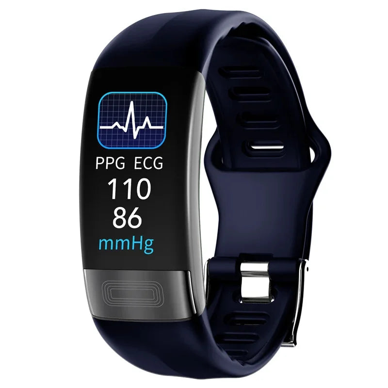 WaveTracker® Energy - Smart Bracelet Body Temperature Monitoring Smart Wristbands ECG PPG Smart Watch Heart Rate Blood Pressure