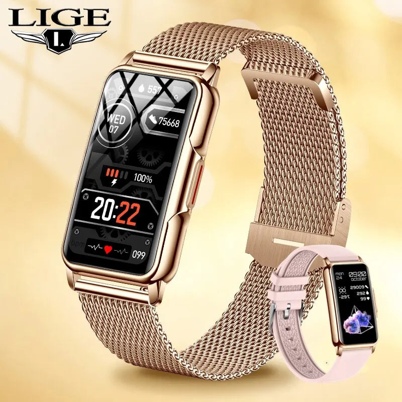 WaveTracker® Venus Pro - Smart Watch Women Full Touch Screen Bluetooth Call IP68