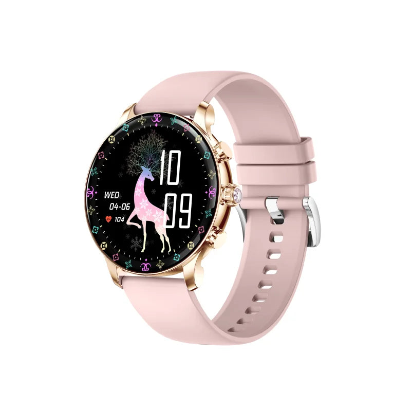 WaveTracker® Iconic - Smartwatch Women GPS Movement Track Voice Assistant Heart Rate Monitor