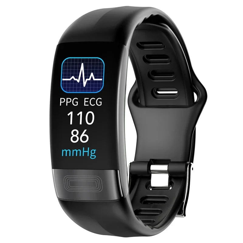 WaveTracker® Energy - Smart Bracelet Body Temperature Monitoring Smart Wristbands ECG PPG Smart Watch Heart Rate Blood Pressure