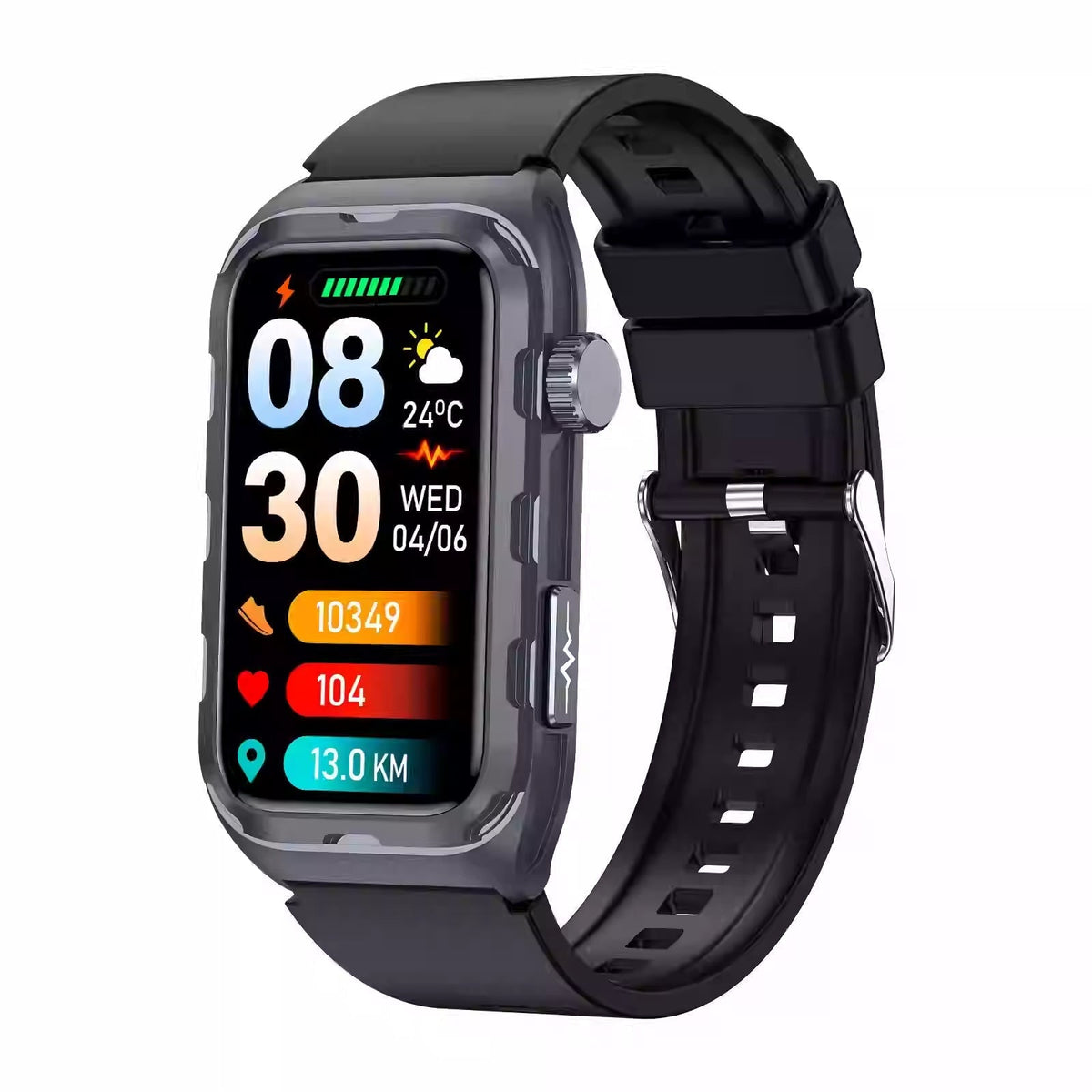WaveTracker® Fitness - Smart Bracelet ECG Health Monitoring Blood Pressure Glucose Heart Rate Wristwatch