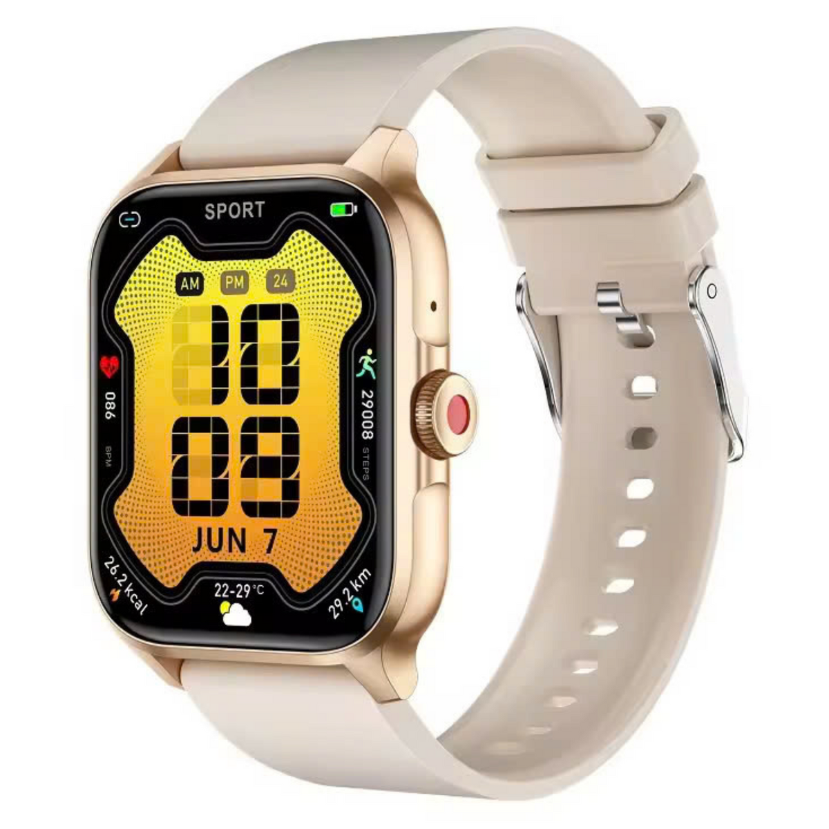 WaveTracker® Amara - Smart Watch 1.85inch Health Monitoring AI Voice Assistant Men Women Fashion Smartwatch Sport Fitness Tracker