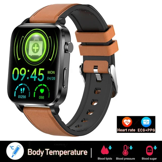 WaveTracker® Pura - Laser therapy health smart watch for men's uric acid, blood lipids, blood pressure, intelligent
