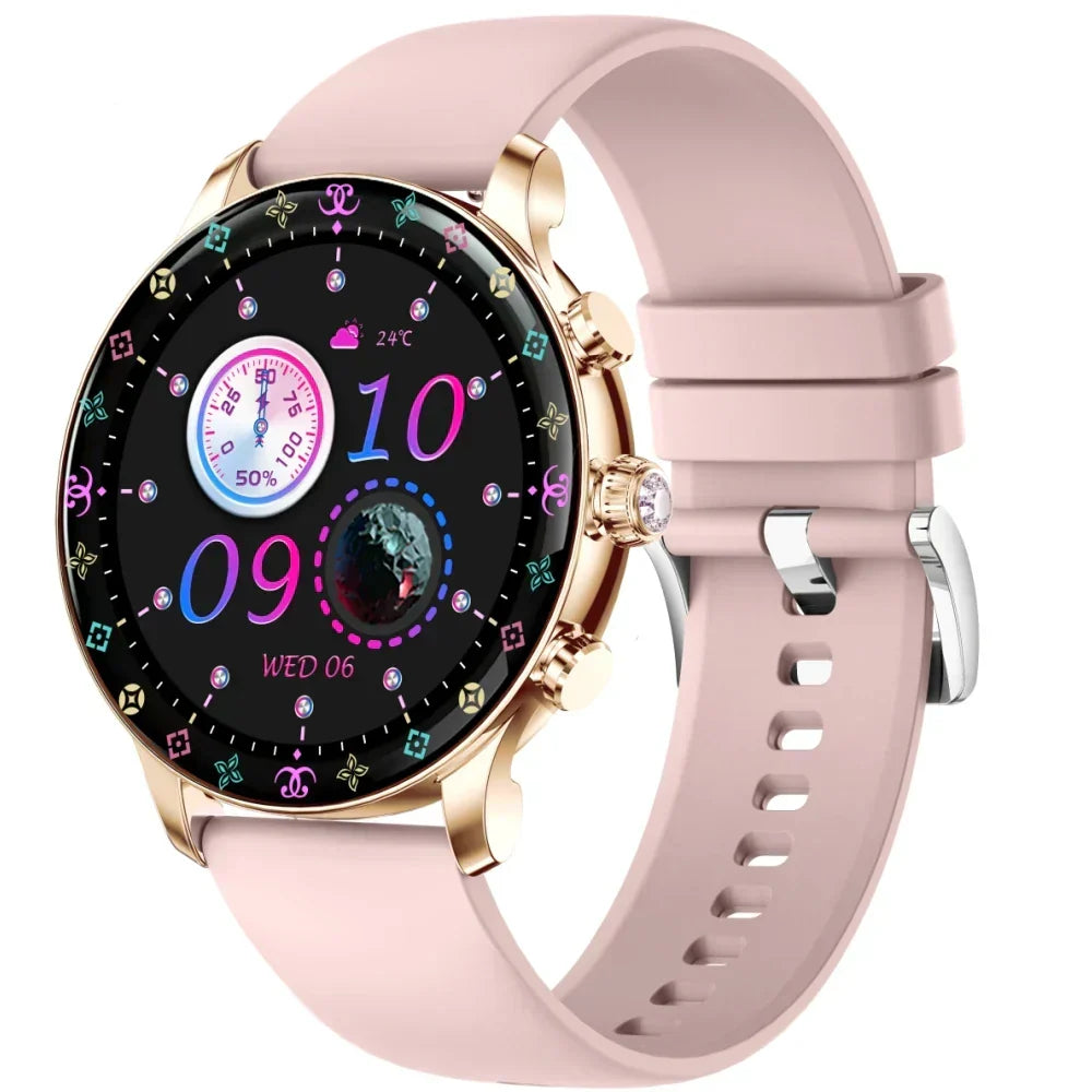 WaveTracker® Iconic - Smartwatch Women GPS Movement Track Voice Assistant Heart Rate Monitor