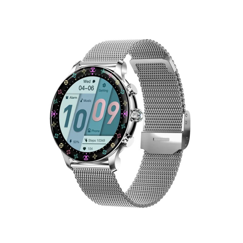 WaveTracker® Iconic - Smartwatch Women GPS Movement Track Voice Assistant Heart Rate Monitor