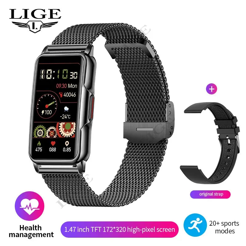 WaveTracker® Venus Pro - Smart Watch Women Full Touch Screen Bluetooth Call IP68